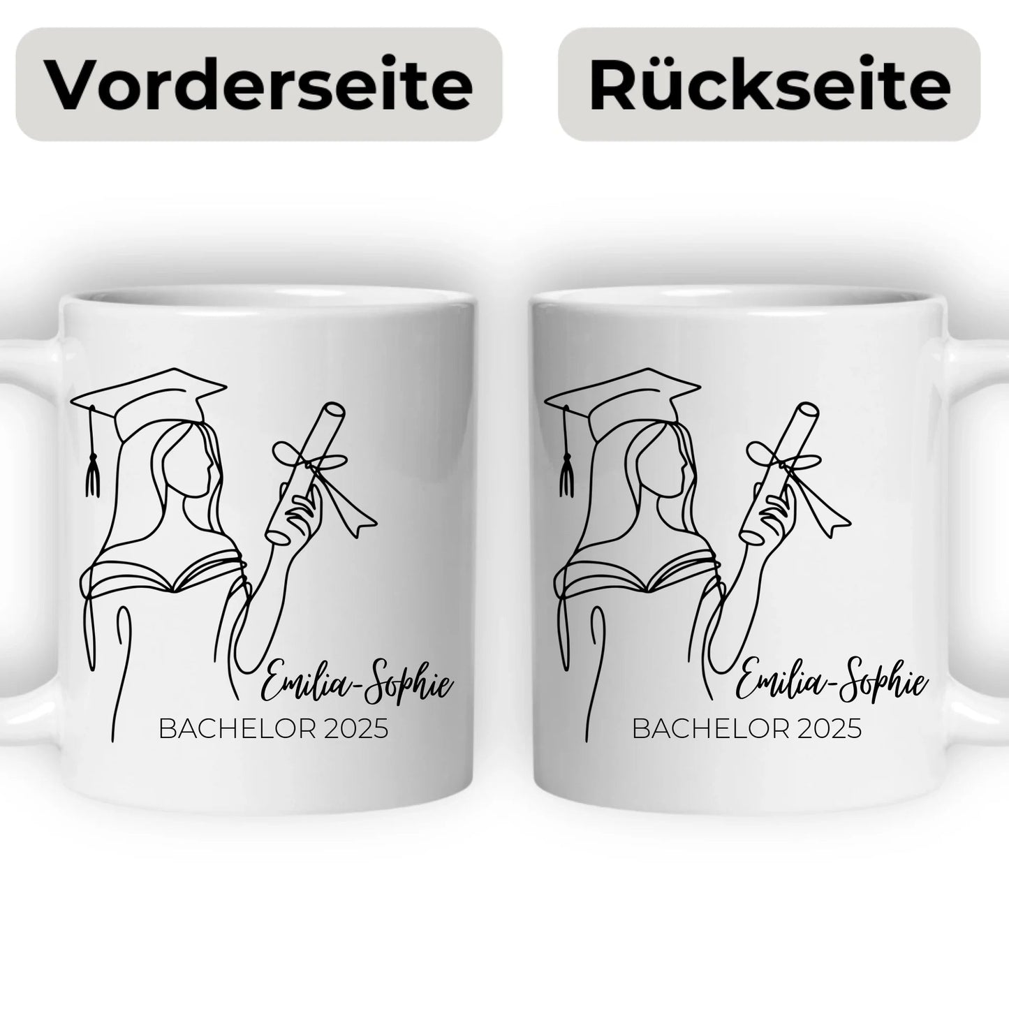 Personalisierte Abschluss Tasse 2025 Little Mathilda Little Mathilda Keramik Tasse