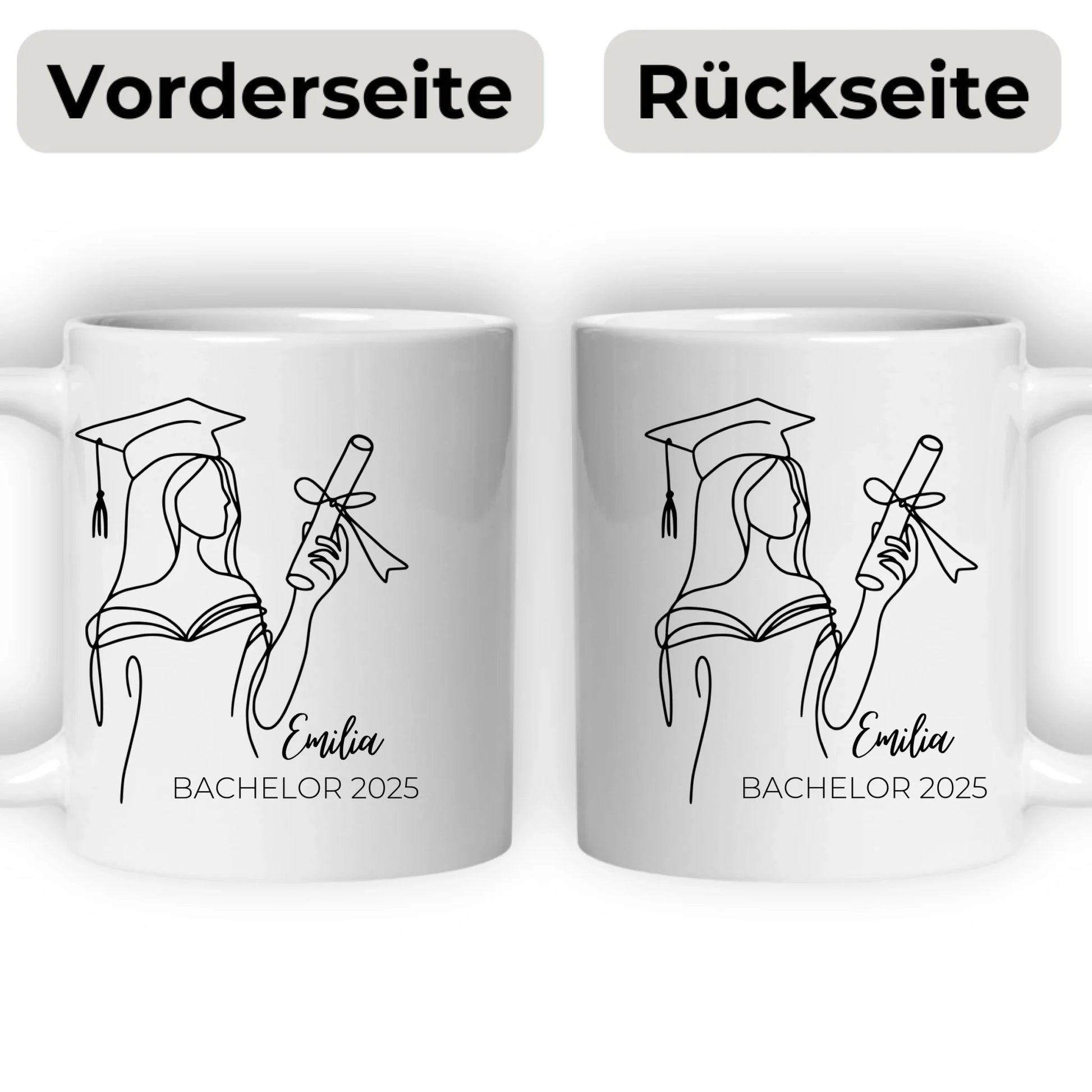 Personalisierte Abschluss Tasse 2025 Little Mathilda Little Mathilda Keramik Tasse