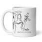 Personalisierte Abschluss - Tasse 2025 mit Namen – Erinnerungsstück zum Abschluss Little Mathilda Little Mathilda Keramik Tasse