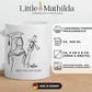 Personalisierte Abschluss - Tasse 2025 mit Namen – Erinnerungsstück zum Abschluss Little Mathilda Little Mathilda Keramik Tasse
