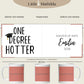 Personalisierte Abschluss Tasse "One Degree Hotter" Little Mathilda Little Mathilda Keramik Tasse