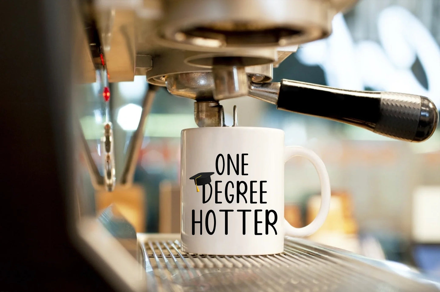 Personalisierte Abschluss Tasse "One Degree Hotter" Little Mathilda Little Mathilda Keramik Tasse