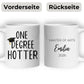 Personalisierte Abschluss Tasse "One Degree Hotter" Little Mathilda Little Mathilda Keramik Tasse