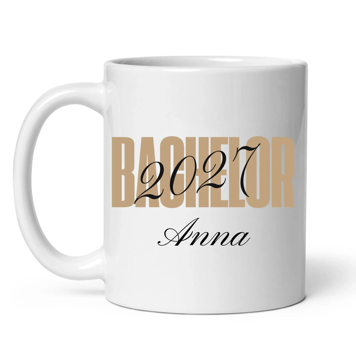 Personalisierte Bachelor Tasse mit Namen & Wunschjahr – Geschenk zum Bachelorabschluss Little Mathilda Little Mathilda Keramik Tasse