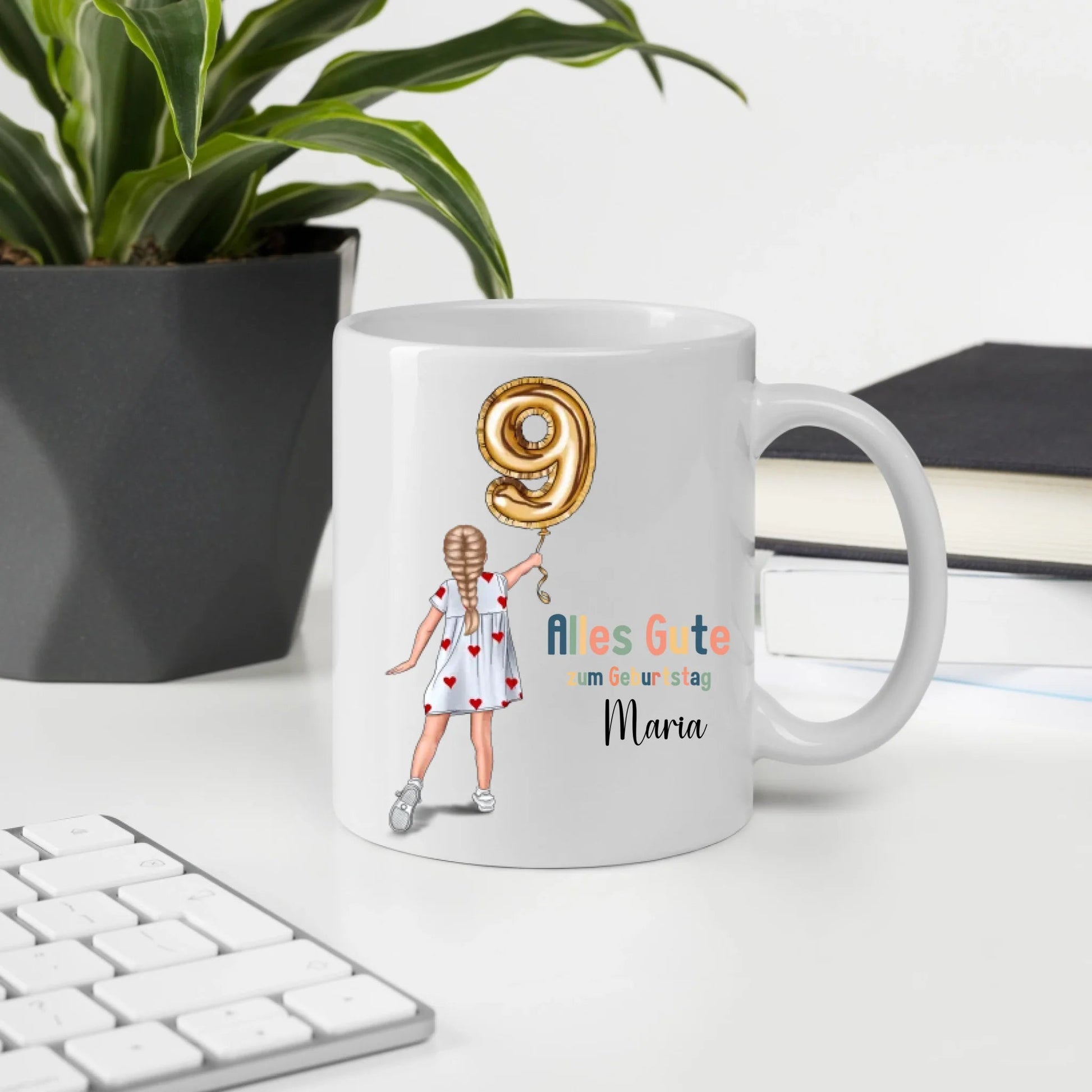 Personalisierte Geburtstagstasse für Mädchen Little Mathilda Little Mathilda Keramik Tasse