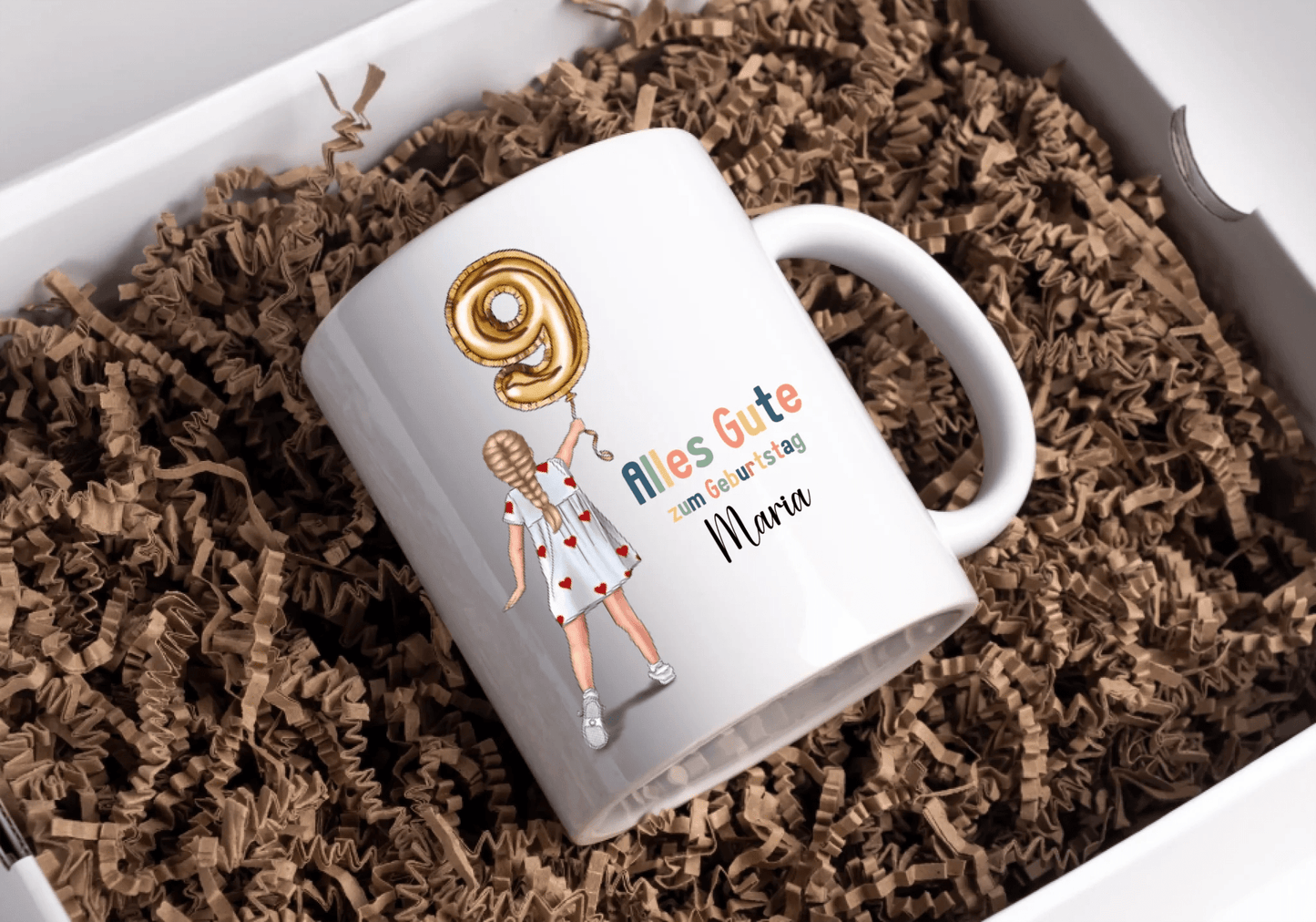 Personalisierte Geburtstagstasse für Mädchen Little Mathilda Little Mathilda Keramik Tasse