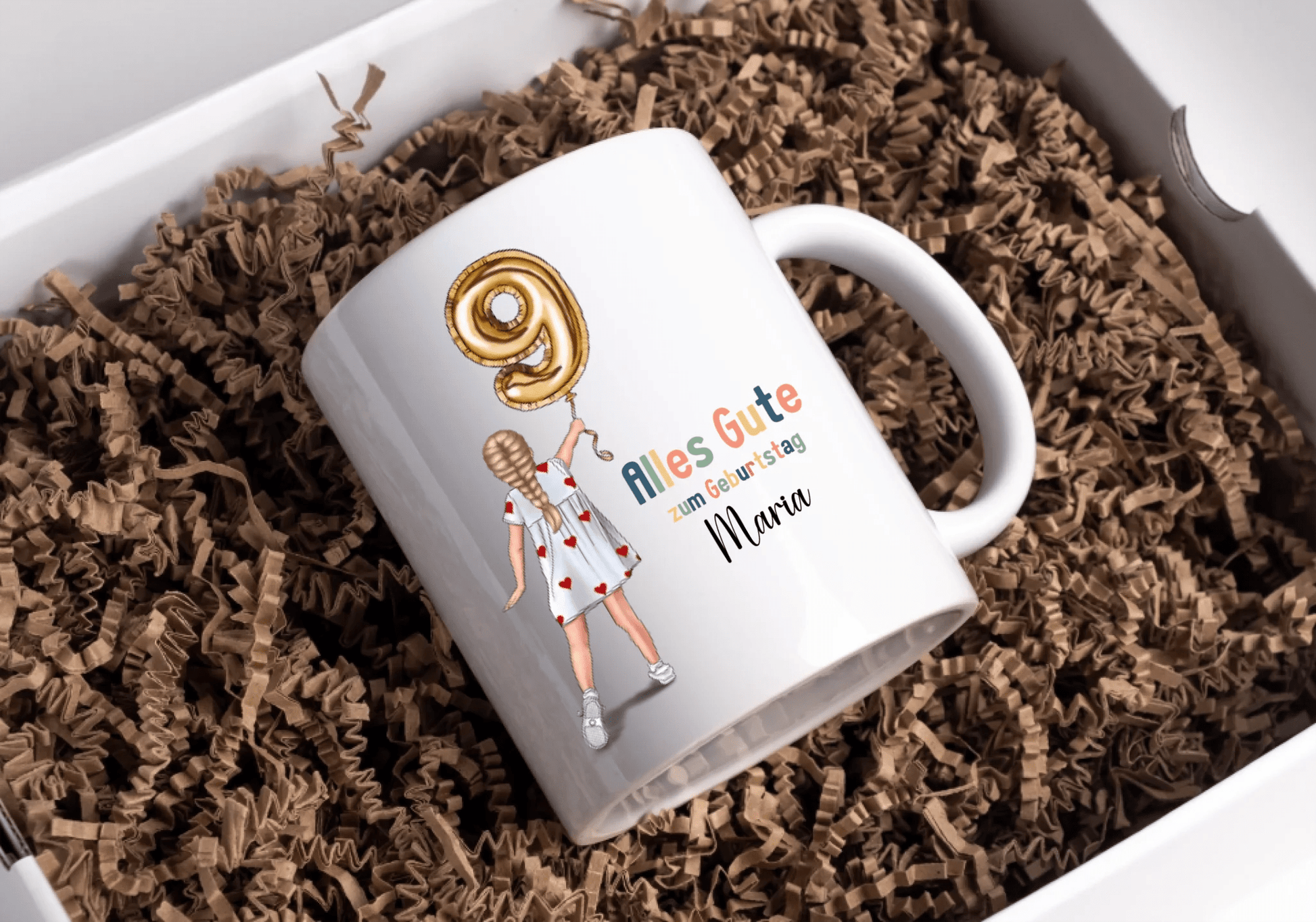 Personalisierte Geburtstagstasse für Mädchen Little Mathilda Little Mathilda Keramik Tasse