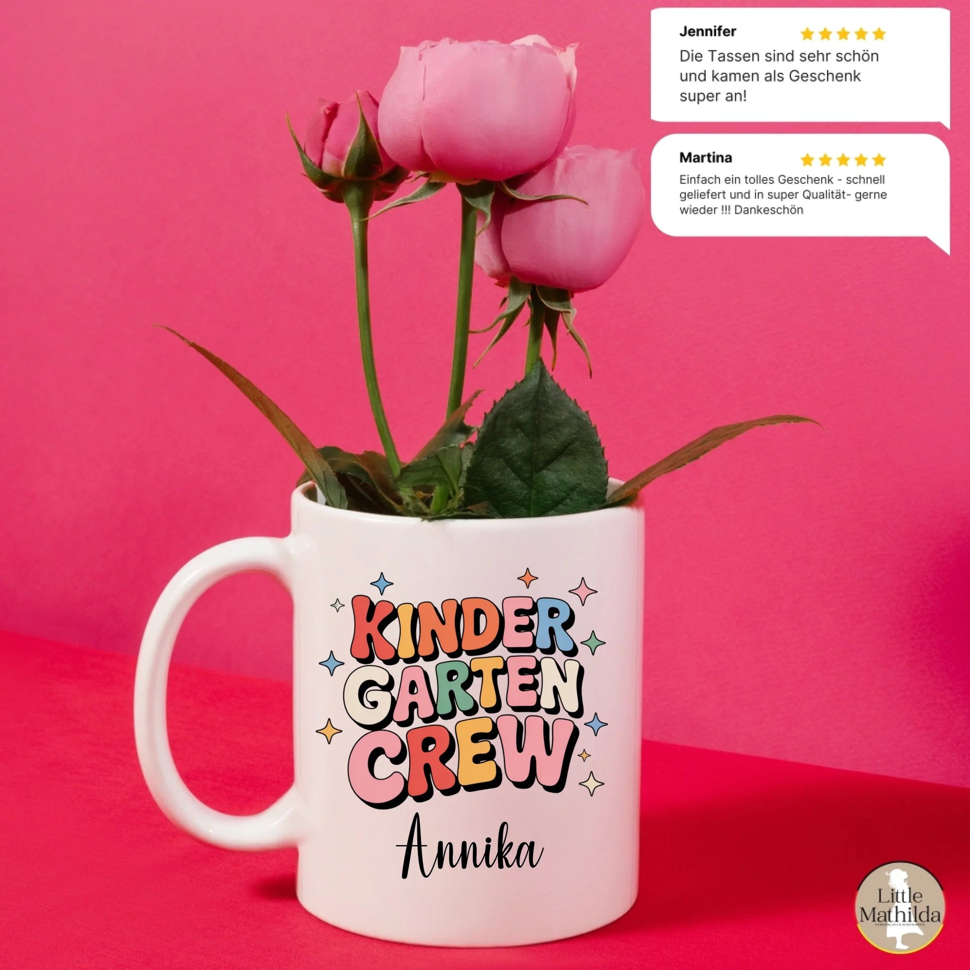 Personalisierte Keramik Tasse von Little Mathilda