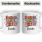 Personalisierte Kaffetasse "Kinder Garten Crew" mit Namen Little Mathilda Little Mathilda Keramik Tasse