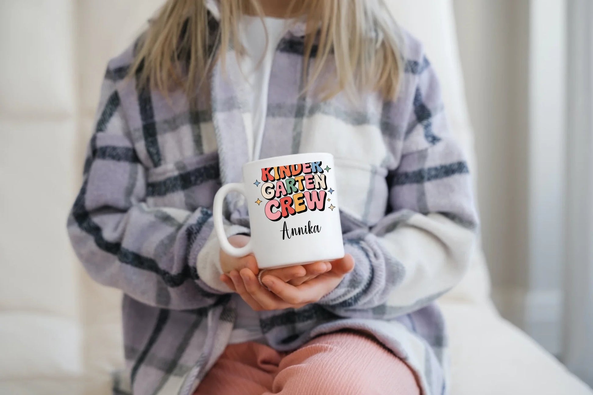 Personalisierte Kaffetasse "Kinder Garten Crew" mit Namen Little Mathilda Little Mathilda Keramik Tasse