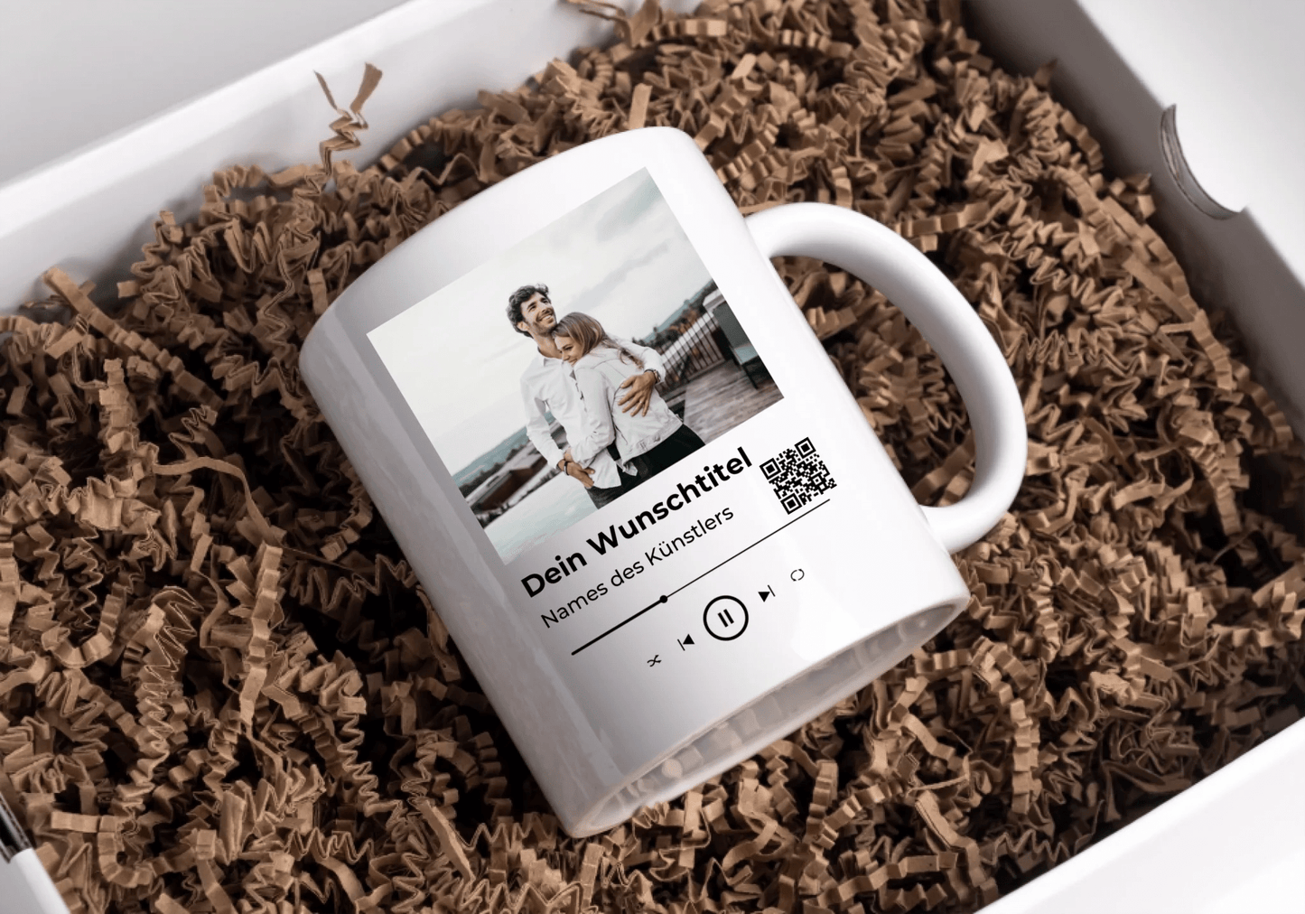 Personalisierte Keramik Tasse mit deinem Lieblingsong Little Mathilda Little Mathilda Keramik Tasse