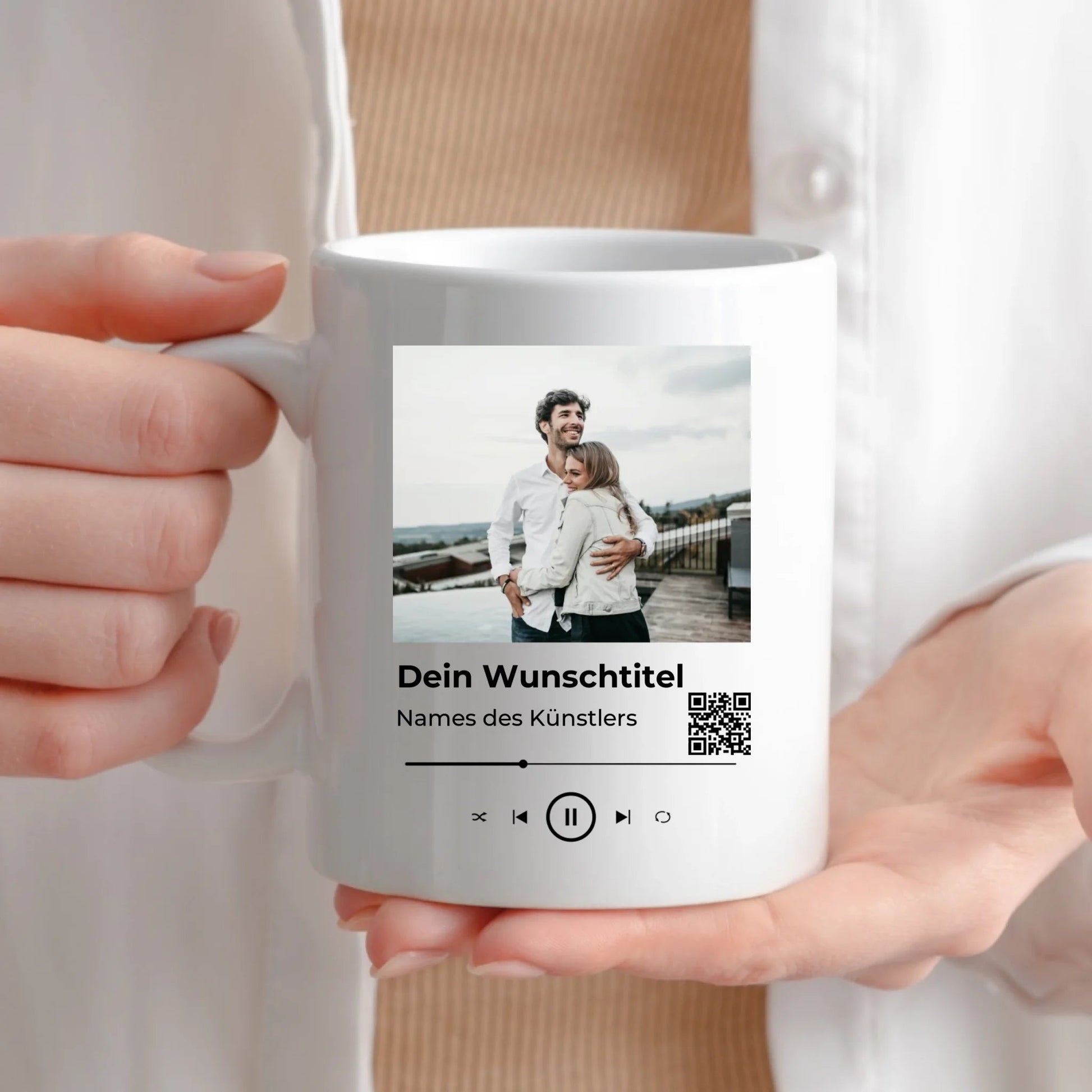 Personalisierte Keramik Tasse mit deinem Lieblingsong Little Mathilda Little Mathilda Keramik Tasse
