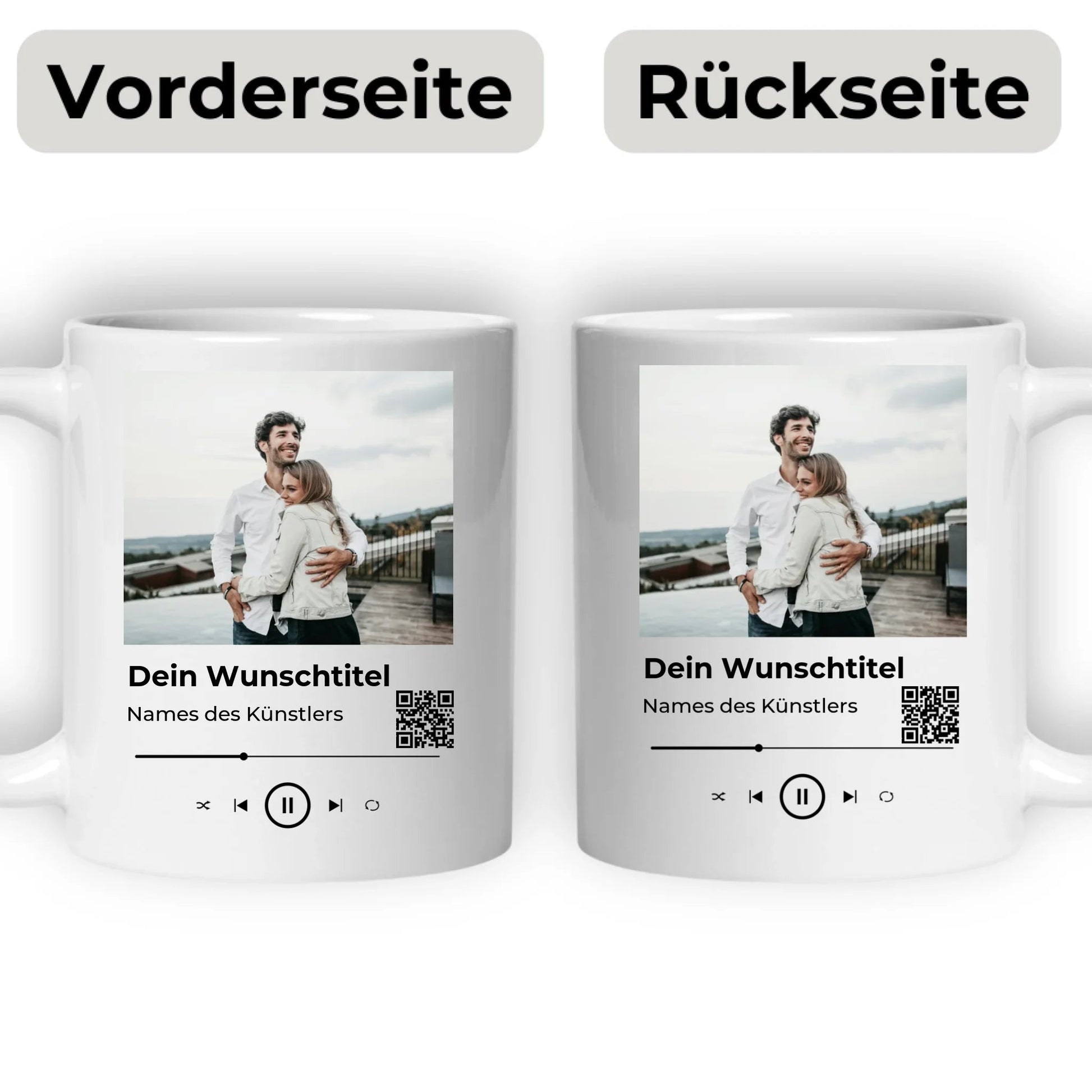 Personalisierte Keramik Tasse mit deinem Lieblingsong Little Mathilda Little Mathilda Keramik Tasse