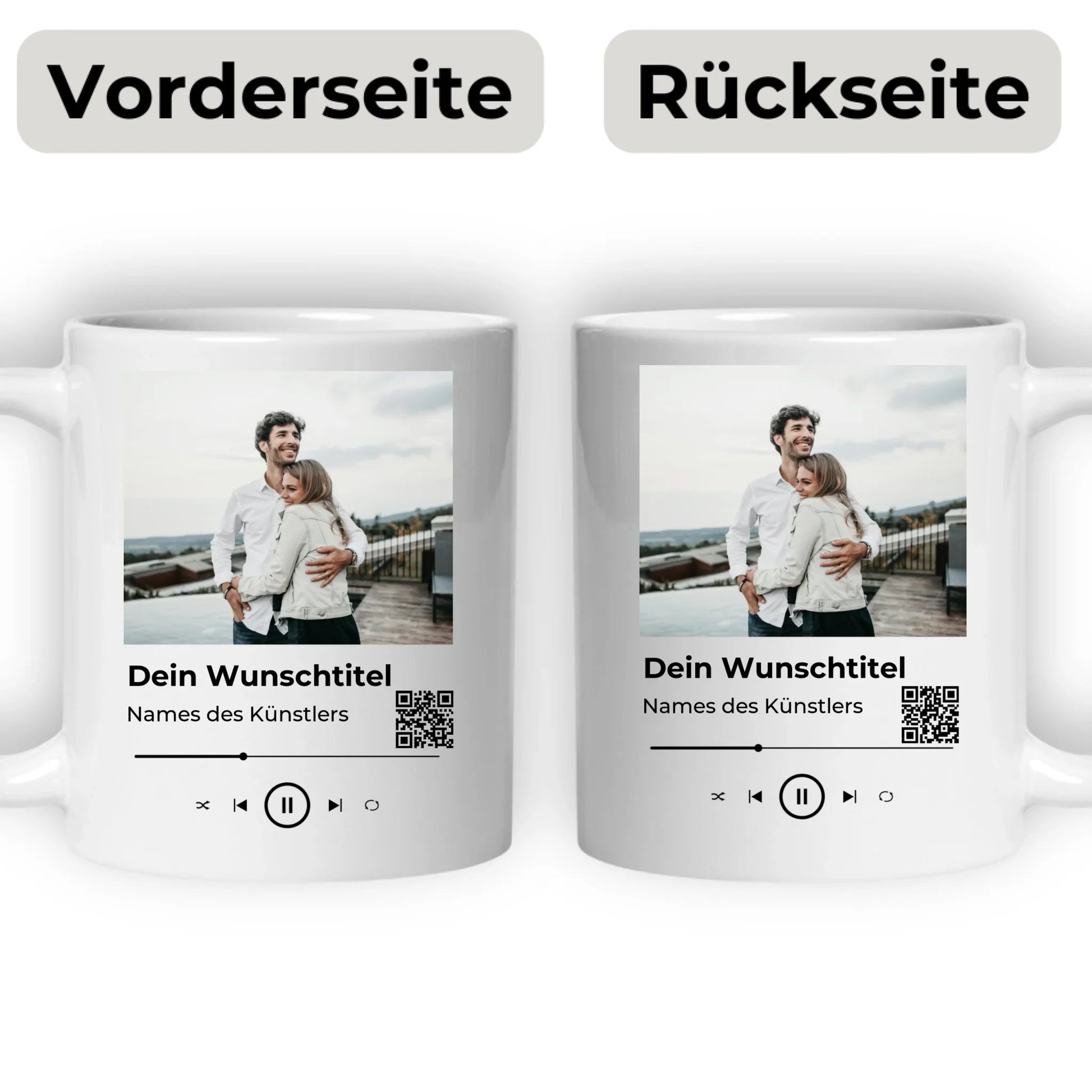 Personalisierte Keramik Tasse mit deinem Lieblingsong Little Mathilda Little Mathilda Keramik Tasse