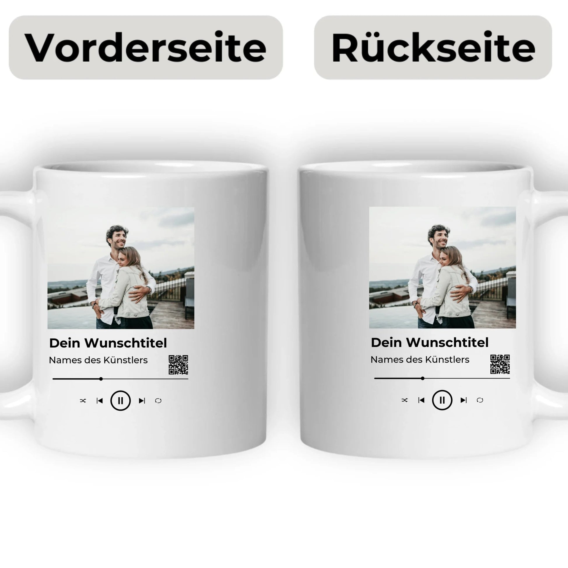 Personalisierte Keramik Tasse mit deinem Lieblingsong Little Mathilda Little Mathilda Keramik Tasse