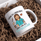 Personalisierte Krankenschwester Tasse mit Spruch "Fortbildung" Little Mathilda Little Mathilda Keramik Tasse