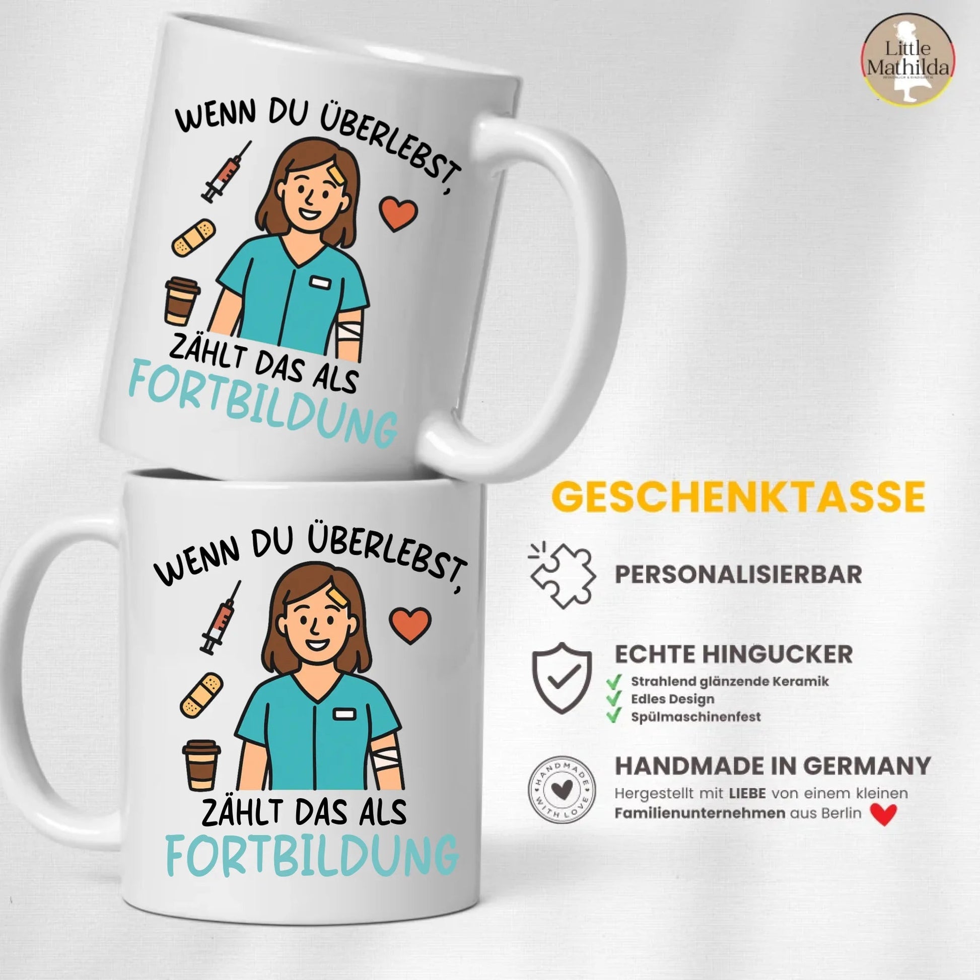 Geschenktasse zum Abschluss Bachelor Geschenk Prüfung bestanden Abschlussgeschenk von Little Mathilda (1)