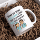 Personalisierte Krankenschwester Tasse mit Spruch für Kollegen Little Mathilda Little Mathilda Keramik Tasse