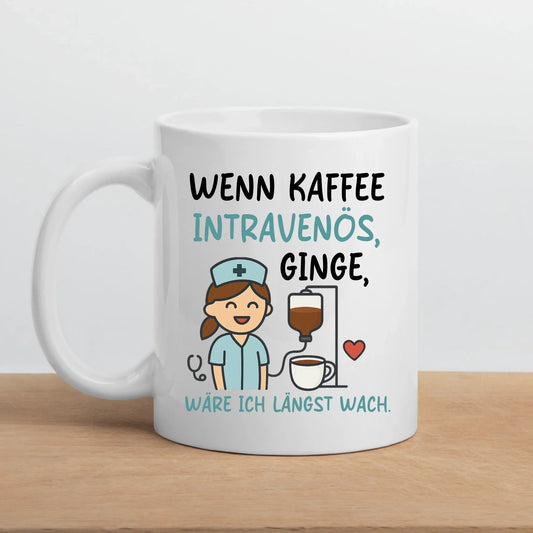 Personalisierte Krankenschwester Tasse mit Spruch Little Mathilda Little Mathilda Keramik Tasse