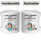 Personalisierte Krankenschwester Tasse mit Spruch "Teamarbeit" Little Mathilda Little Mathilda Keramik Tasse