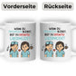 Personalisierte Krankenschwester Tasse mit Spruch "Wenn du freundlich bleibst, bist du übermüdet" Little Mathilda Little Mathilda Keramik Tasse