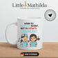 Personalisierte Krankenschwester Tasse mit Spruch "Wenn du freundlich bleibst, bist du übermüdet" Little Mathilda Little Mathilda Keramik Tasse