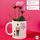 Personalisierte Papa Tasse mit Kindern und Namen – Keramiktasse | Geschenk für Vatertag & Geburtstag Little Mathilda Little Mathilda Keramik Tasse