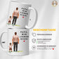 Personalisierte Papa Tasse mit Kindern und Namen – Keramiktasse | Geschenk für Vatertag & Geburtstag Little Mathilda Little Mathilda Keramik Tasse