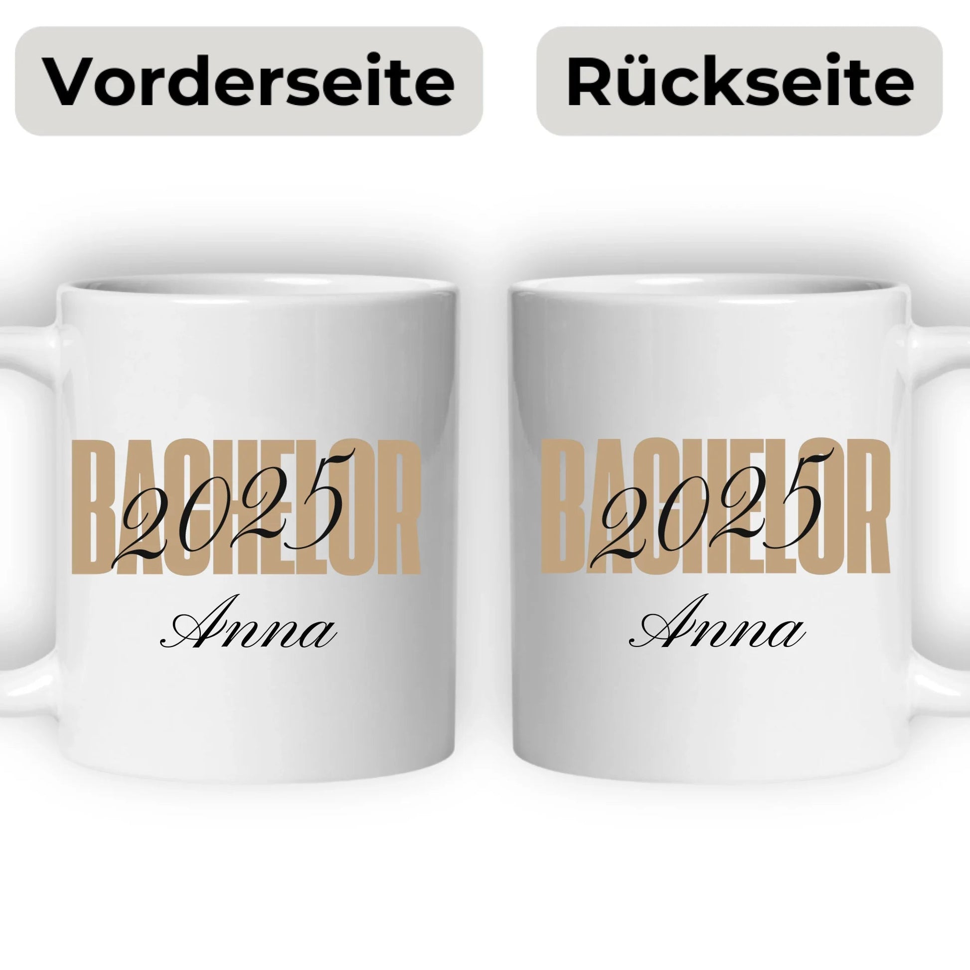 Personalisierte Tasse Bachelor 2025 Little Mathilda Little Mathilda Keramik Tasse