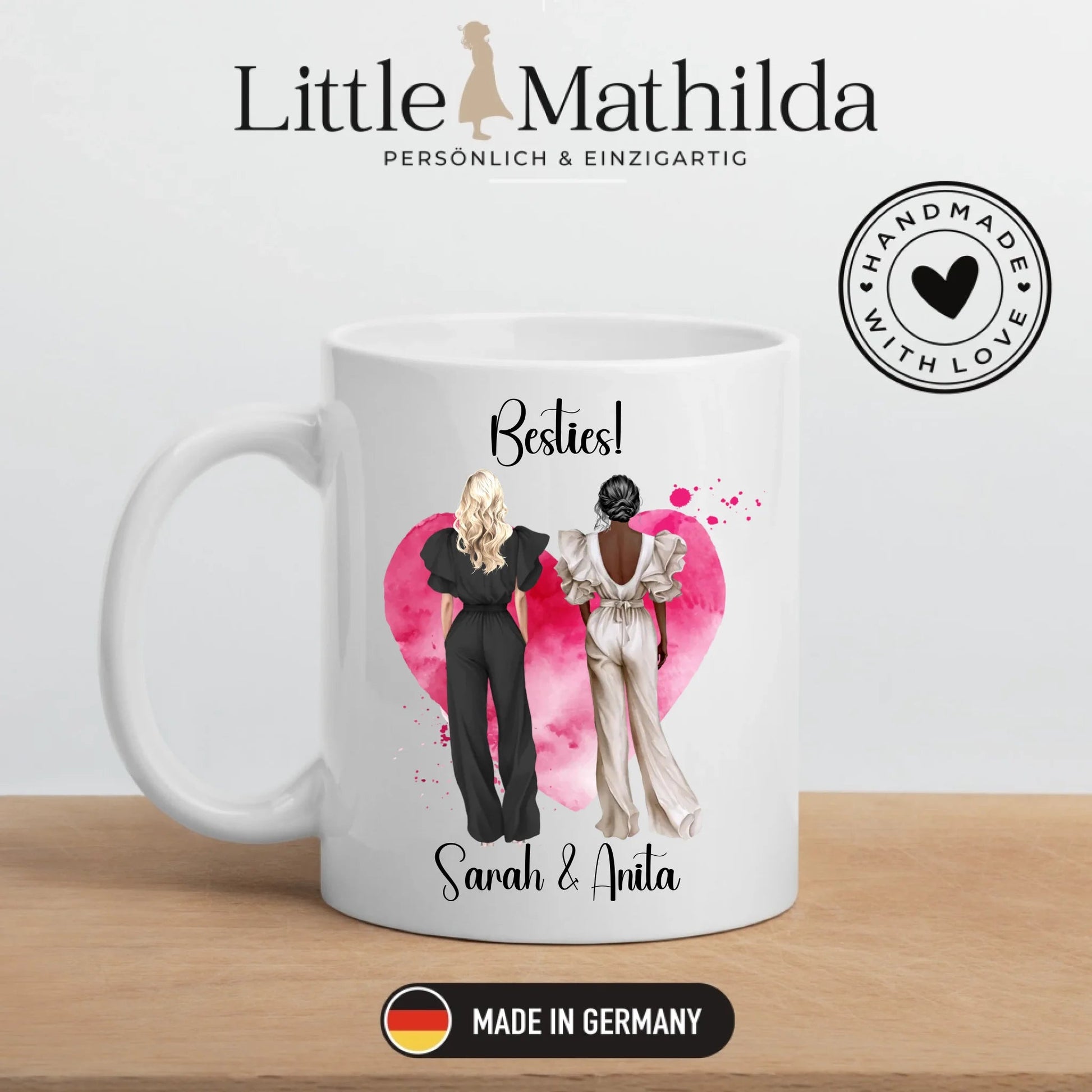 Personalisierte Tasse: Beste Freundin Little Mathilda Little Mathilda Keramik Tasse