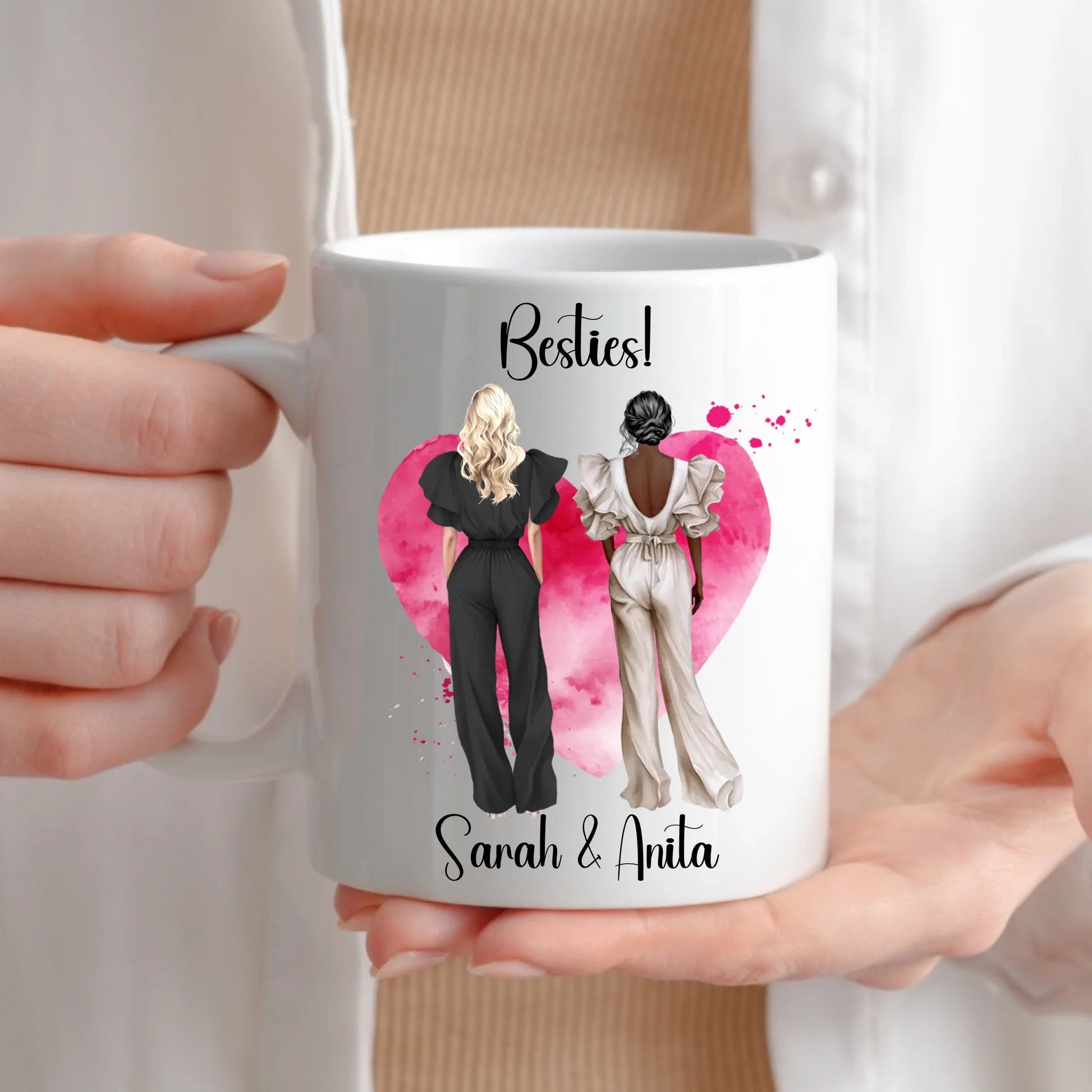 Personalisierte Tasse: Beste Freundin Little Mathilda Little Mathilda Keramik Tasse
