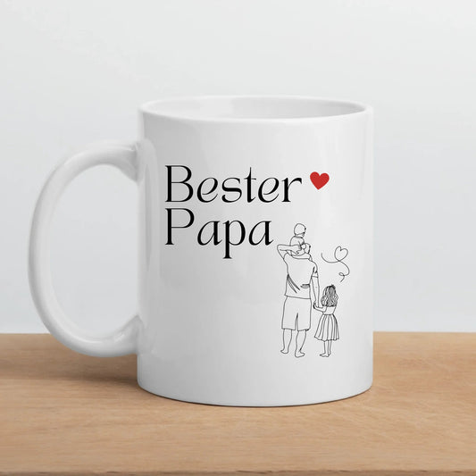 Personalisierte Tasse „Bester Papa“ Little Mathilda Little Mathilda Keramik Tasse