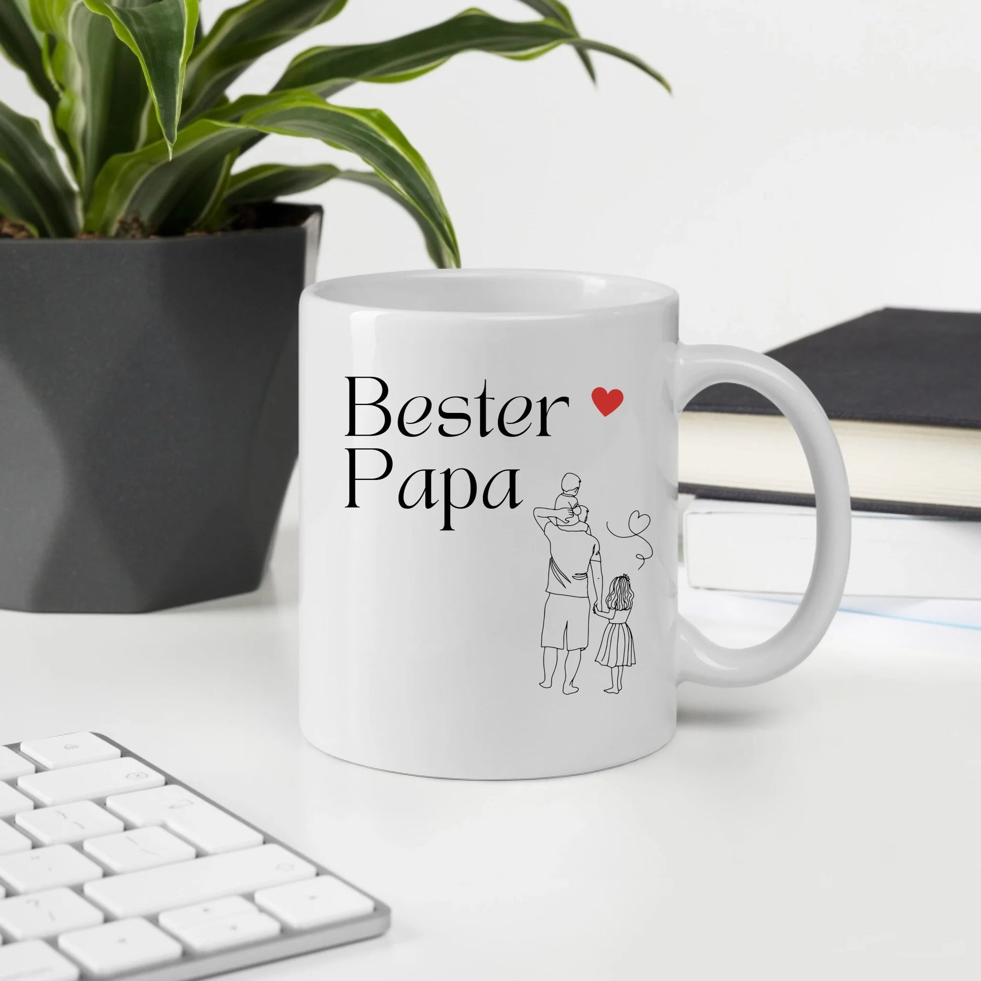 Personalisierte Tasse „Bester Papa“ Little Mathilda Little Mathilda Keramik Tasse