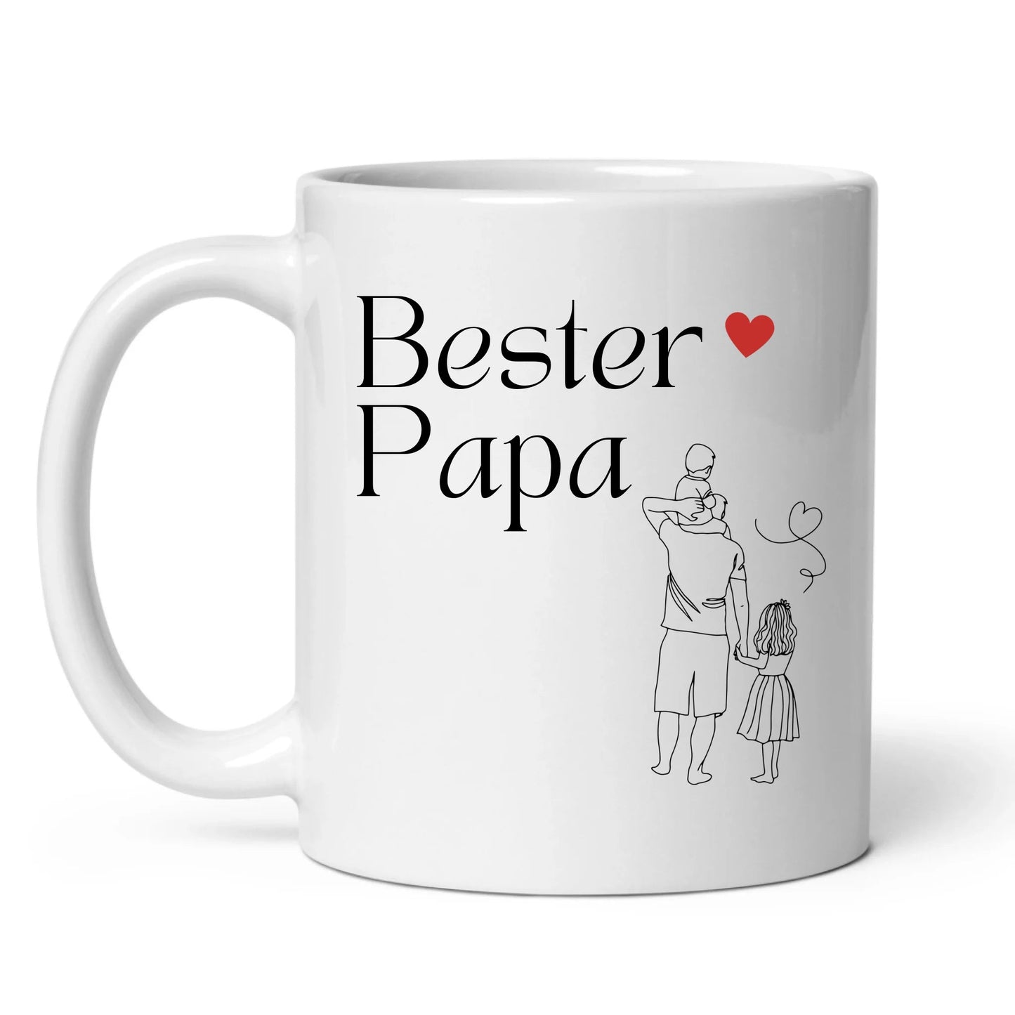 Personalisierte Tasse „Bester Papa“ Little Mathilda Little Mathilda Keramik Tasse