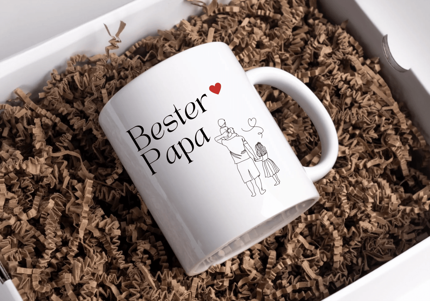 Personalisierte Tasse „Bester Papa“ Little Mathilda Little Mathilda Keramik Tasse