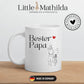 Personalisierte Tasse „Bester Papa“ Little Mathilda Little Mathilda Keramik Tasse