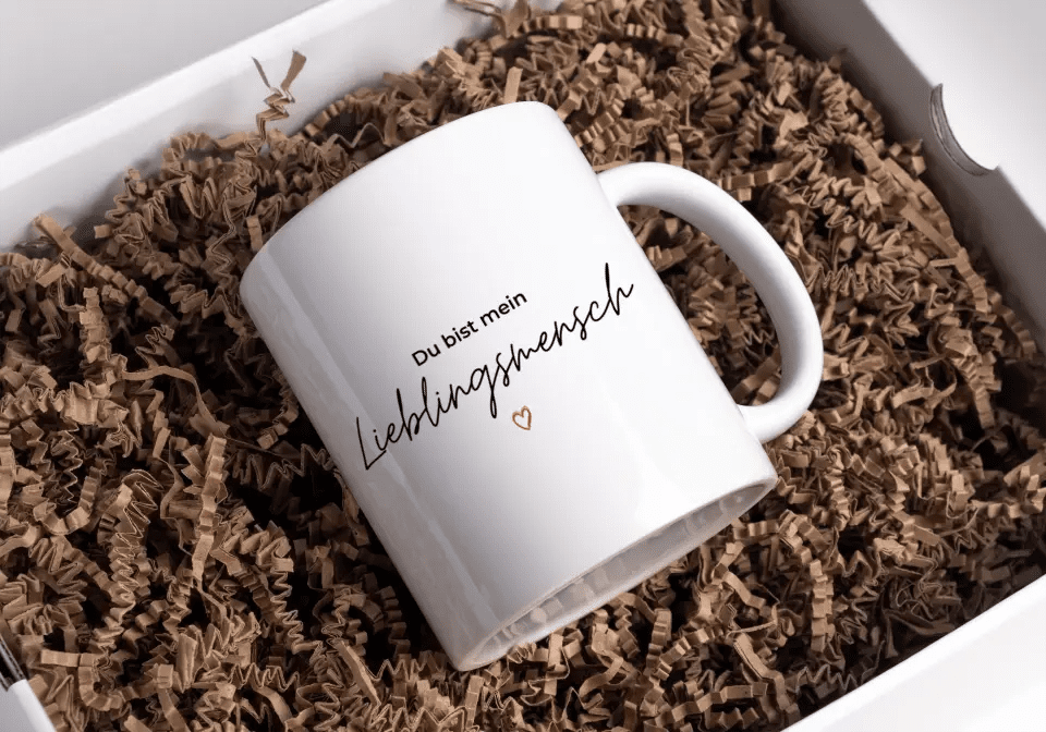 Personalisierte Tasse "Du bist mein Lieblingsmensch" Little Mathilda Little Mathilda Keramik Tasse