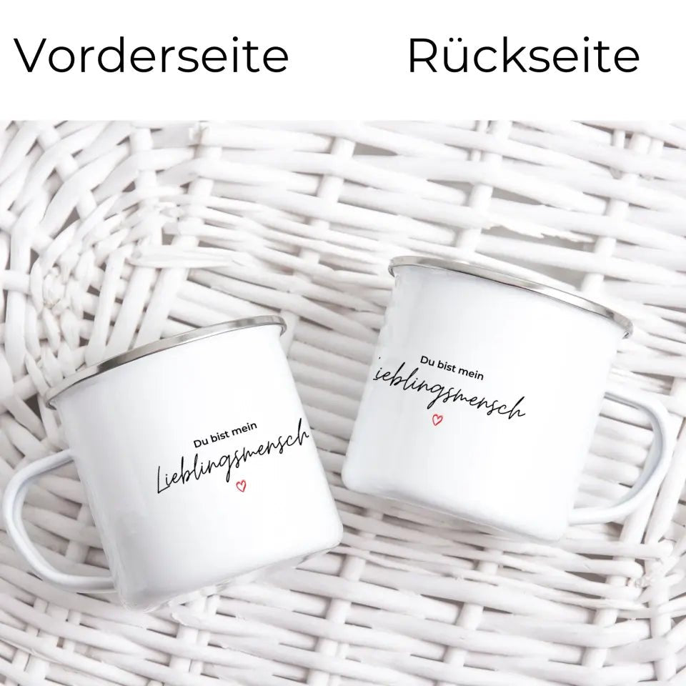 Personalisierte Tasse "Du bist mein Lieblingsmensch" Little Mathilda Little Mathilda Keramik Tasse