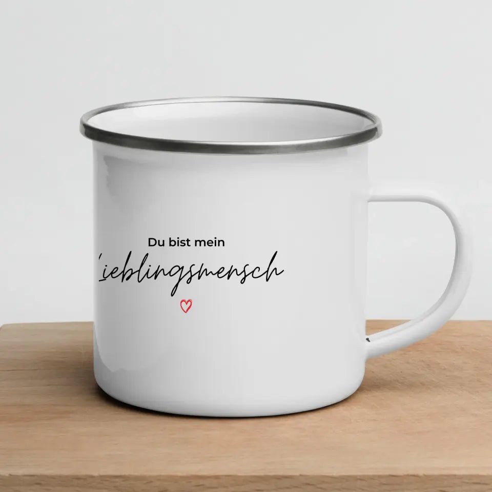 Personalisierte Tasse "Du bist mein Lieblingsmensch" Little Mathilda Little Mathilda Keramik Tasse