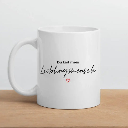 Personalisierte Tasse "Du bist mein Lieblingsmensch" Little Mathilda Little Mathilda Keramik Tasse
