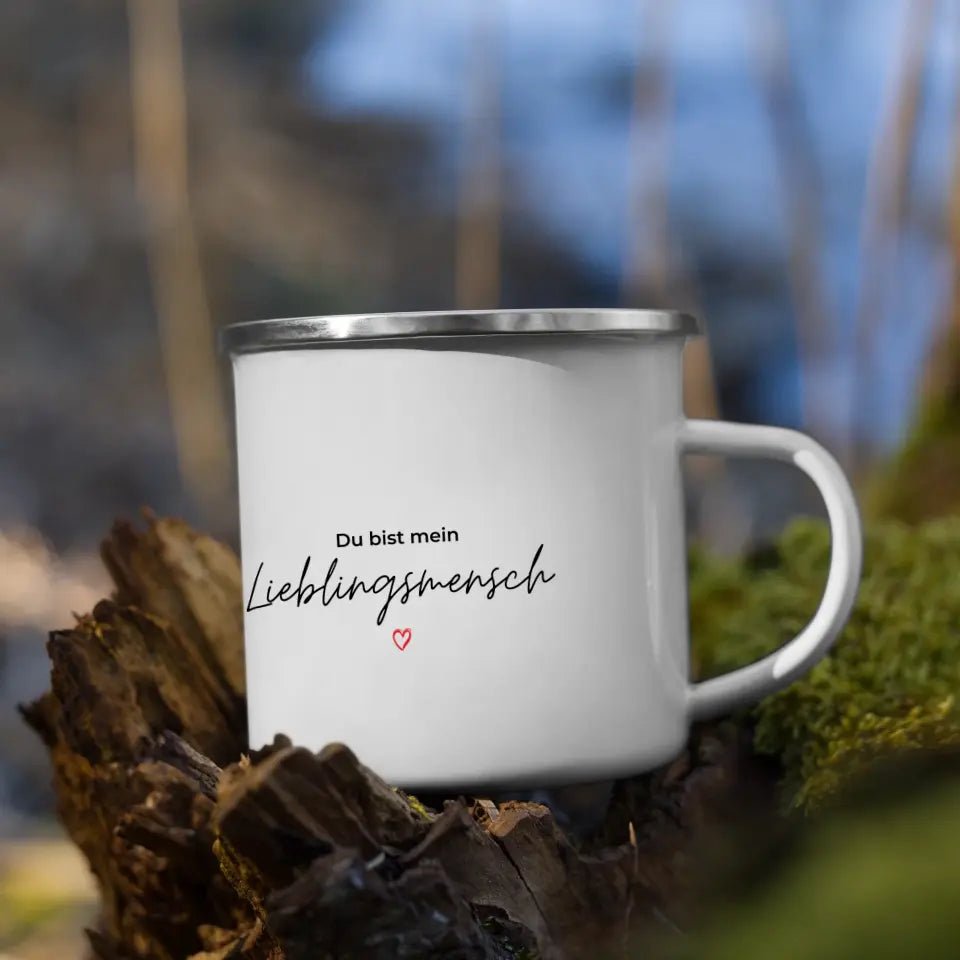 Personalisierte Tasse "Du bist mein Lieblingsmensch" Little Mathilda Little Mathilda Keramik Tasse