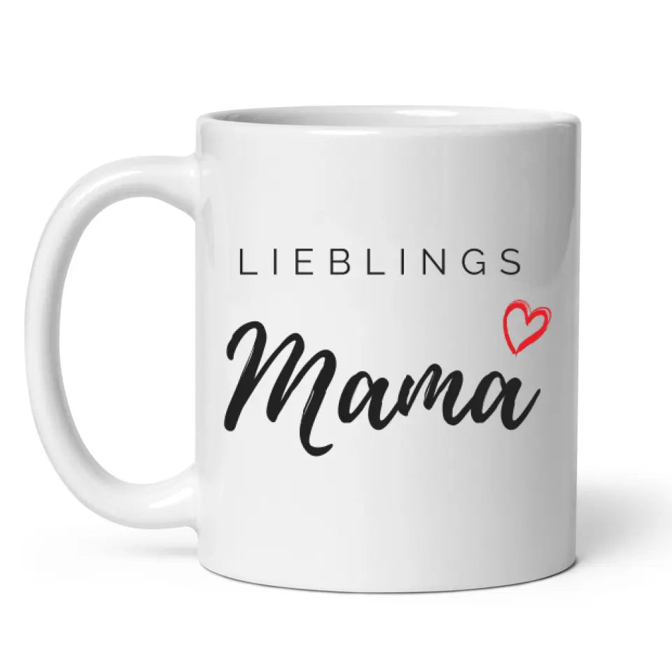 Personalisierte Tasse Lieblings Mama Little Mathilda Little Mathilda Keramik Tasse