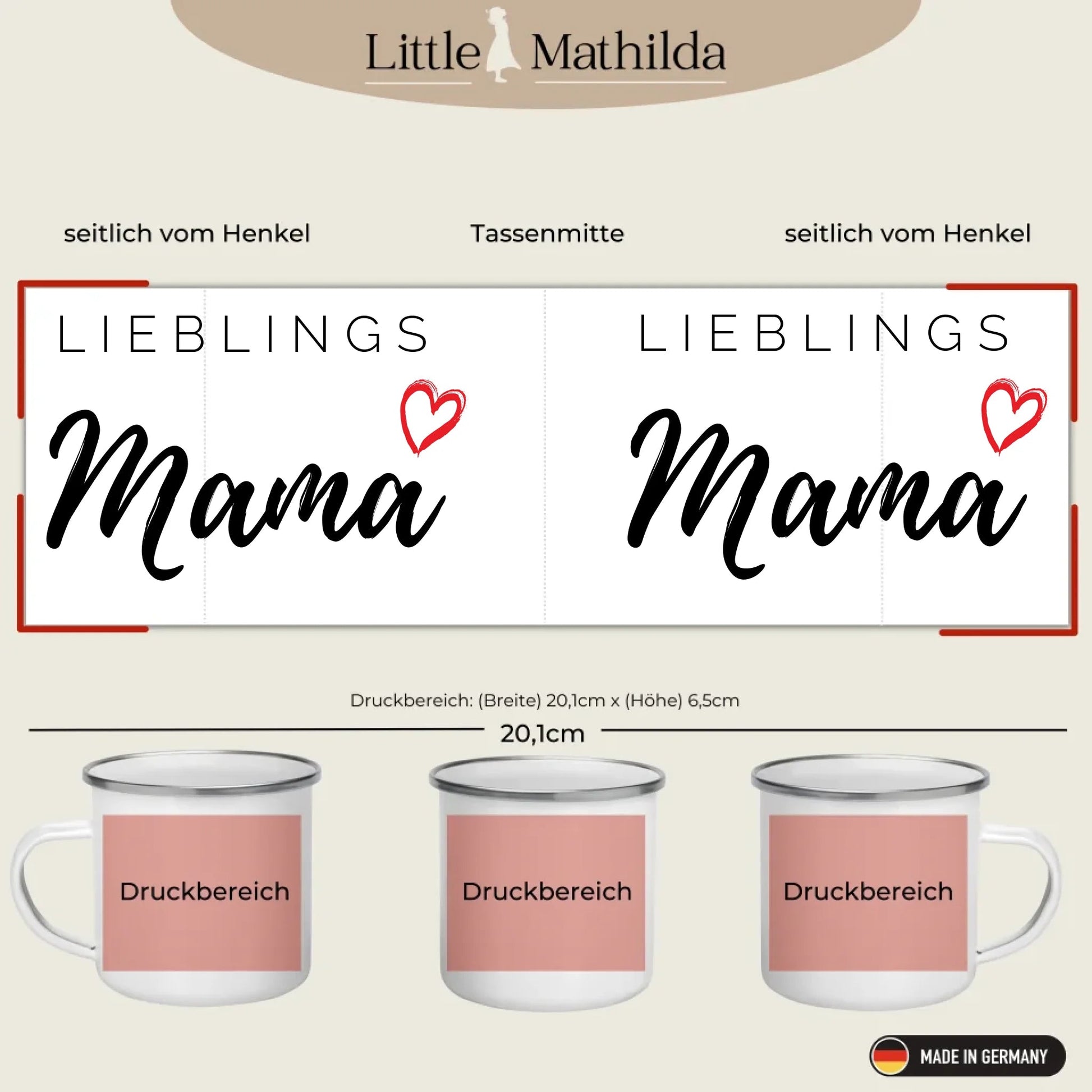 Druckbereiche Little Mathilda