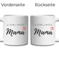 Personalisierte Tasse Lieblings Mama Little Mathilda Little Mathilda Keramik Tasse