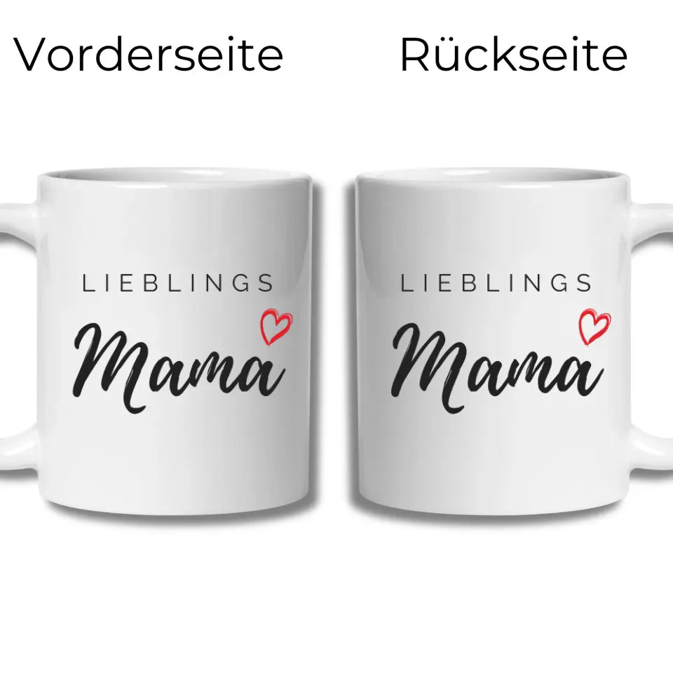 Personalisierte Tasse Lieblings Mama Little Mathilda Little Mathilda Keramik Tasse