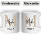 Personalisierte Tasse zum Abschluss mit Namen – Geschenk für Absolvent:innen Little Mathilda Little Mathilda Keramik Tasse