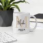Personalisierte Tasse zum Abschluss mit Namen – Geschenk für Absolvent:innen Little Mathilda Little Mathilda Keramik Tasse