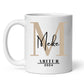 Personalisierte Tasse zum Abschluss mit Namen – Geschenk für Absolvent:innen Little Mathilda Little Mathilda Keramik Tasse