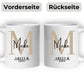 Personalisierte Tasse zum Abschluss mit Namen – Geschenk für Absolvent:innen Little Mathilda Little Mathilda Keramik Tasse