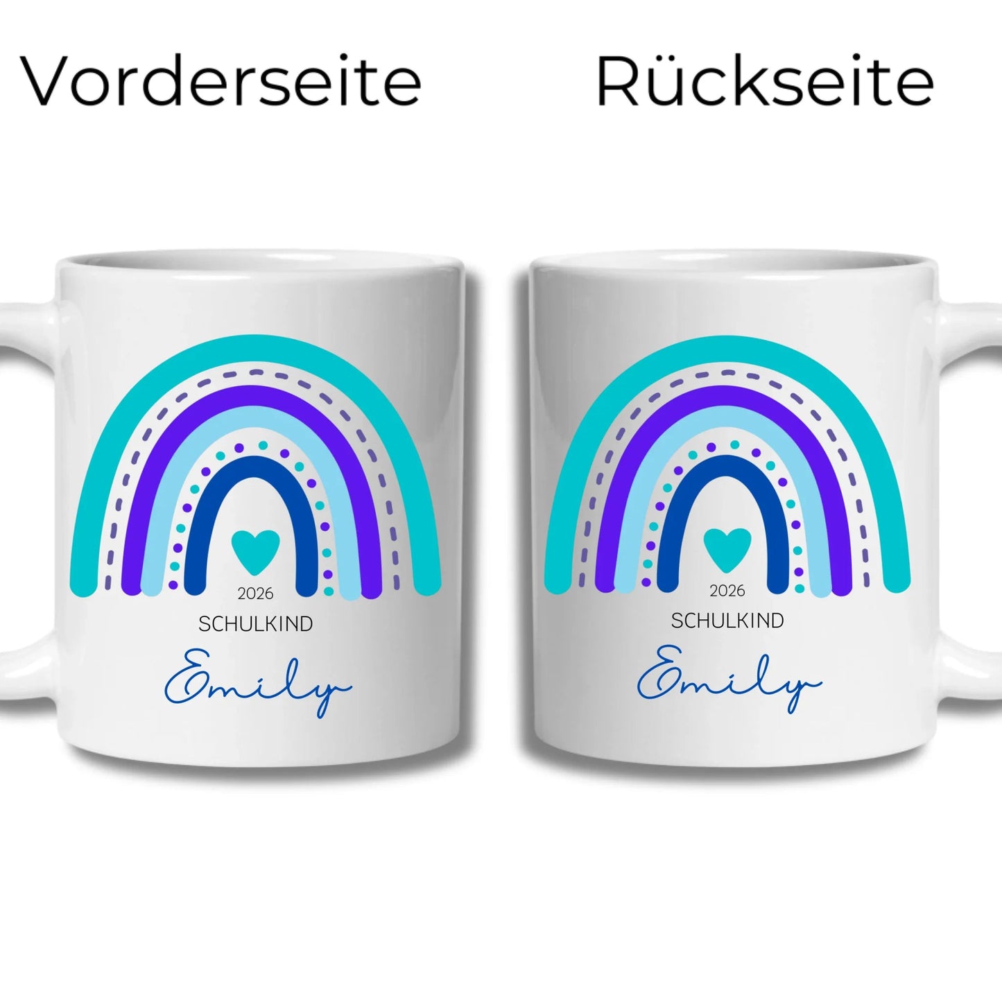 Personalisierte Tasse zur Einschulung: Schulkind 2026 Little Mathilda Little Mathilda Keramik Tasse